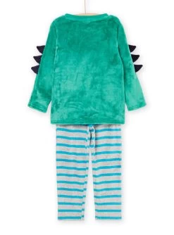 Pyjama T-shirt Et Pantalon En Velours à Animation Dragon -Dpam 22WH1239PYJ 600 3