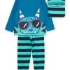 Pyjama Long à Motif Monstre 3 Pièces