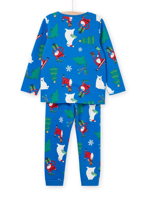 Pyjama De Noël Bleu 4 Pyjama De Noël Bleu – Bild 2