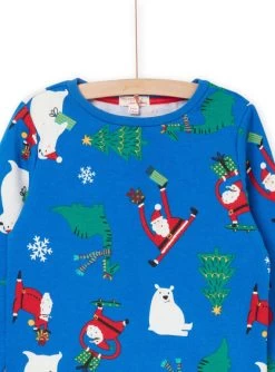 Pyjama De Noël Bleu 8 Pyjama De Noël Bleu -Dpam 22WH1271PYJ C209 3