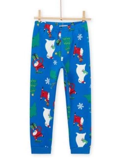 Pyjama De Noël Bleu 9 Pyjama De Noël Bleu -Dpam 22WH1271PYJ C209 4
