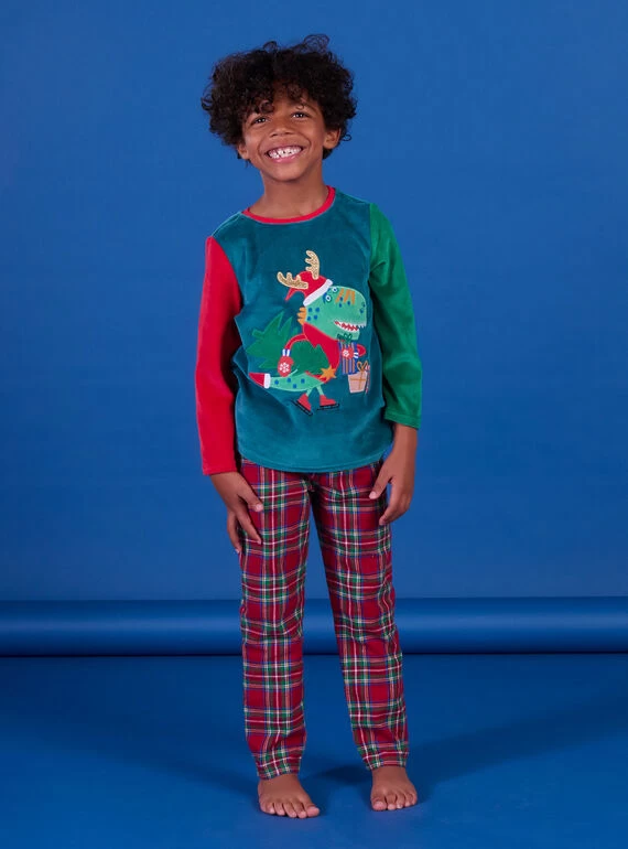 Pyjama De Noël En Velours 3 Pyjama De Noël En Velours