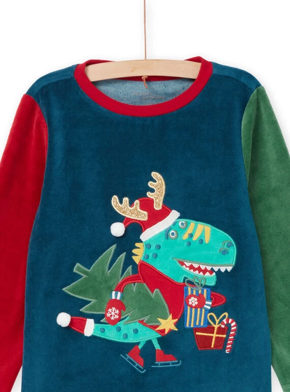 Pyjama De Noël En Velours 5 Pyjama De Noël En Velours – Bild 3