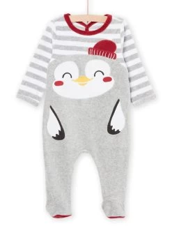 Grenouillère Gris Chiné