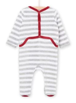 Grenouillère Gris Chiné -Dpam 22WH1425GRE 943 3