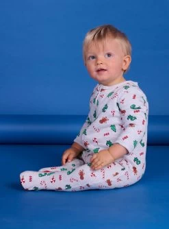 Grenouillère à Imprimé Noël Et Dragons