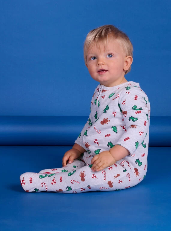 Grenouillère à Imprimé Noël Et Dragons 3 Grenouillère à Imprimé Noël Et Dragons