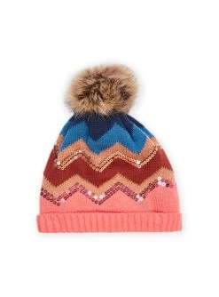 Bonnet à Jacquard Et Sequins