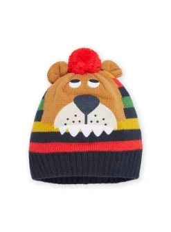 Bonnet à Animation Ours