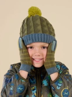 Bonnet à Jacquard Et Pompon