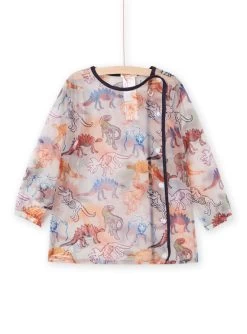 Tablier Transparent à Imprimé Dinosaures