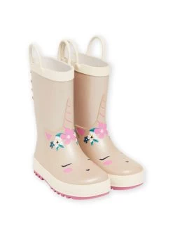 Bottes De Pluie Irisées à Motif Licorne