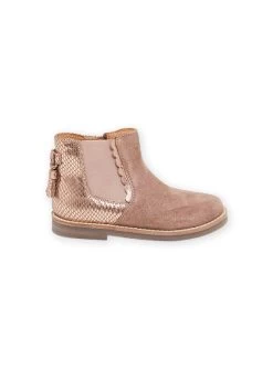Chelsea Boots En Cuir Pailleté. -Dpam 22XK3572D0D 030 3 1