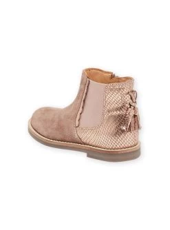 Chelsea Boots En Cuir Pailleté. -Dpam 22XK3572D0D 030 4