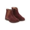 Boots En Croûte De Cuir Bordeaux -Dpam 22XK3582D0D 503 1