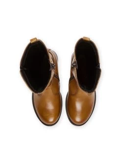 Bottes Cavalière Avec Bride En Cuir Lisse -Dpam 22XK3591D3W 804 1