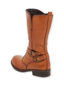 Bottes Cavalière Avec Bride En Cuir Lisse -Dpam 22XK3591D3W 804 4