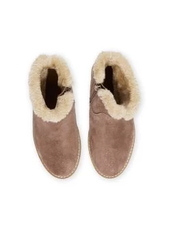 Bottes Fourrées En Crôute De Cuir Irisée -Dpam 22XK3594D10 030 1