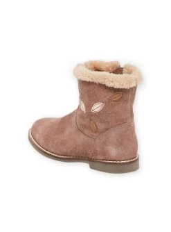 Bottes Fourrées En Crôute De Cuir Irisée -Dpam 22XK3594D10 030 4