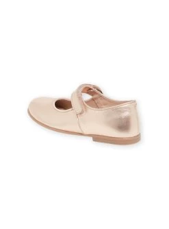 Babies En Cuir Lisse Doré Rose -Dpam 22XK35B1D13 K009 3