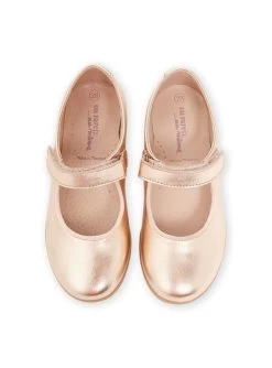 Babies En Cuir Lisse Doré Rose -Dpam 22XK35B1D13 K009 4