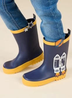 Bottes De Pluie à Animation Fusée
