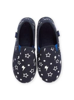 Chausson Slip-on à Imprimé étoile Et éclair Phosphorescent -Dpam 22XK3641D0B 070 1
