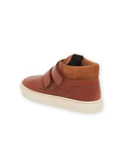 Baskets Montantes En Cuir Lisse Camel -Dpam 22XK3671D3P 804 3