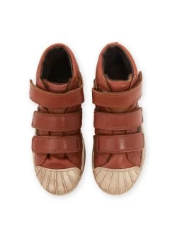 Baskets Montantes En Cuir Camel -Dpam 22XK3673D3P 804 5
