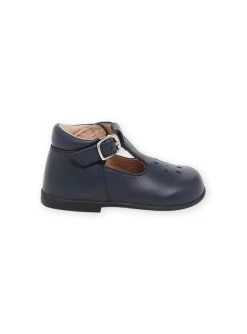 Salomés En Cuir Lisse Bleu Marine -Dpam 22XK37B1D13 070 2