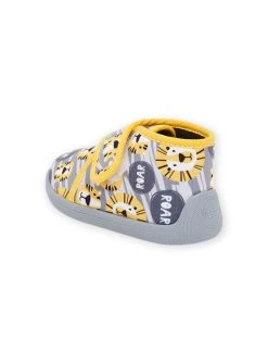 Chaussons Bottillons à Imprimé Lion Et Lettrage -Dpam 22XK3842D0A 940 3