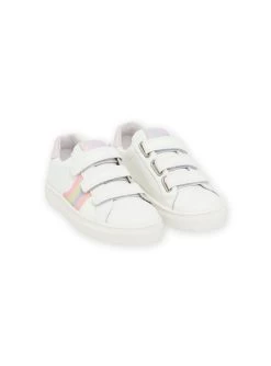 Baskets En Cuir à Motif Fantaisie