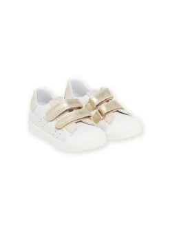 Baskets Blanches En Cuir