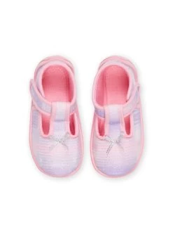 Chaussons Roses Et Violets Forme Salomé -Dpam 23KK3741D0A 030 14