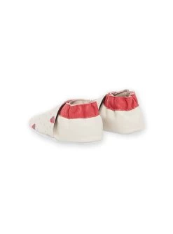 Chaussons En Cuir écrus à Imprimé Fraises -Dpam 23KK3741D3S 001 13