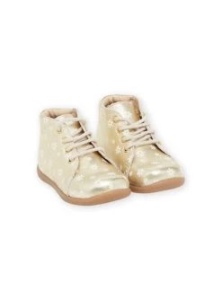 Botillons En Cuir à Imprimé Fleurs