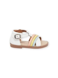 Sandales Blanches En Cuir -Dpam 23KK3761D0E 000 13
