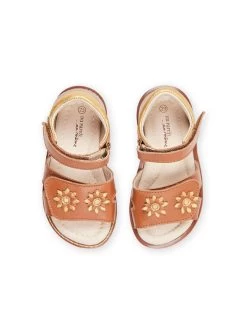 Sandales Camel En Cuir -Dpam 23KK3765D0E 804 12
