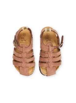 Sandales Marron En Cuir -Dpam 23KK3862SLB 802 12