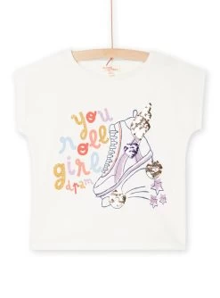 T-shirt Blanc à Animation Roller 8 T-shirt Blanc à Animation Roller -Dpam 23S901L1TMC 001 13