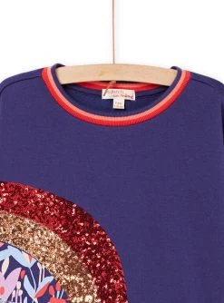 Robe Sweat à Motif Arc-en-ciel En Sequins -Dpam 23S901L2ROB 703 12