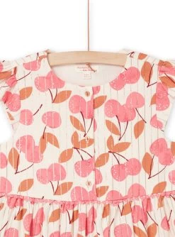 Robe En Twill à Imprimé Cerises -Dpam 23S901M2ROB 003 12