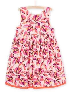 Robe Réversible Rose Et Orange -Dpam 23S901O3ROB D310 11