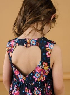 Robe Noire à Imprimé Fleuri -Dpam 23S901U3ROB C243 3