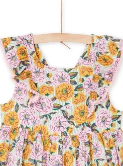 Robe Multicolore à Imprimé Fleuri Et à Rayures -Dpam 23S901V1ROB 001 12