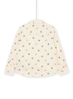 Chemise Blanche à Broderies Feuilles -Dpam 23S90222CHM 000 13