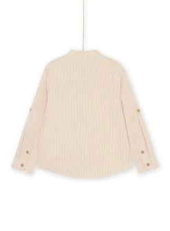 Chemisier Rose à Imprimé à Rayures -Dpam 23S90223CHM 007 13