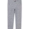 Pantalon En Lin à Imprimé Rayures -Dpam 23S90231PAN 000 11