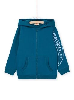 Sweat à Capuche Bleu Canard -Dpam 23S902W1GIL 714 11
