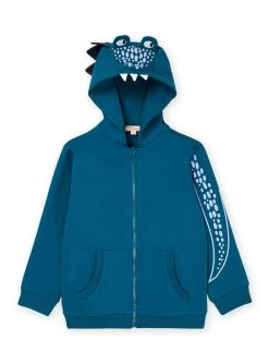 Sweat à Capuche Bleu Canard -Dpam 23S902W1GIL 714 13